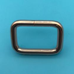 厂家供应金属铁线口字扣 箱包织带方扣 304不锈钢长方形口子扣