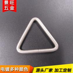 厂家直销304不锈钢三角连接环 户外装备织带快速连接环绳索三角环